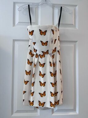 NAVEN strapless mini dress